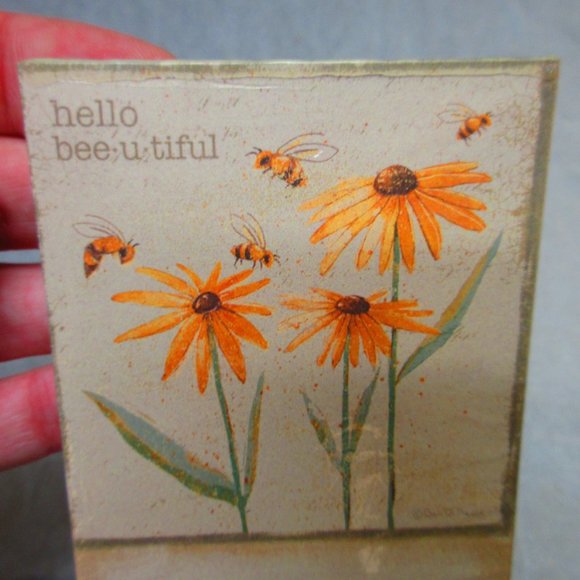 Hello Beautiful Notepad With Magnetic Back Primitives By Kathy - Picture 2 of 5